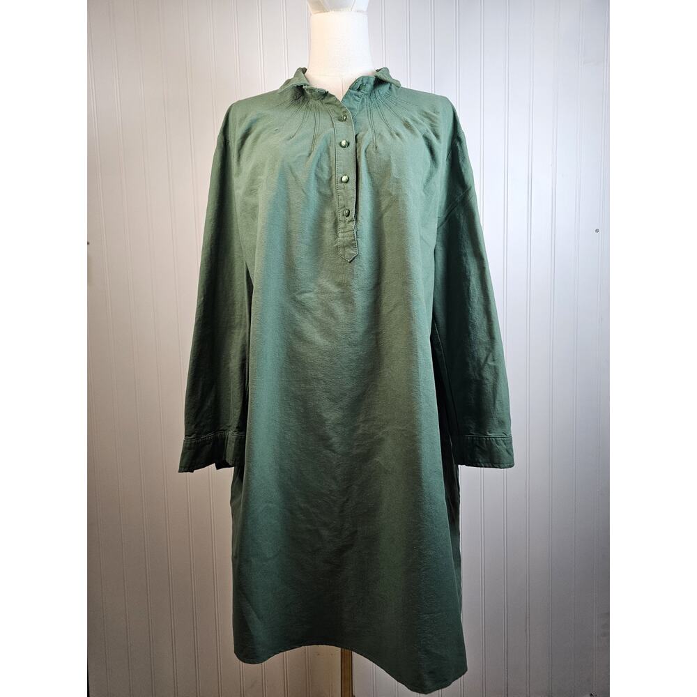 Tuckernuck Pomander Place Polly Dress Women's Size 2XL Green